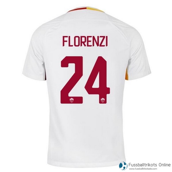 AS Roma Trikot Auswarts Florenzi 2017-18 Fussballtrikots Günstig